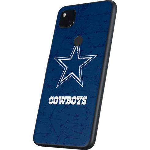 NFL Dallas Cowboys Distressed Google Pixel 4a Skin